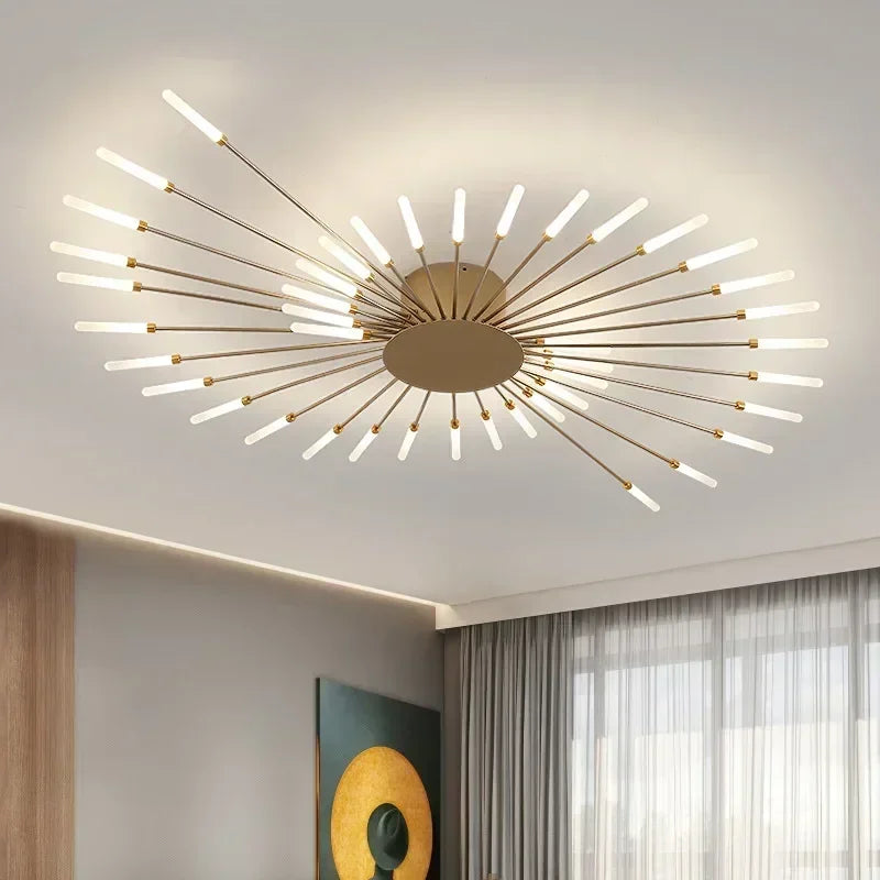 Spiral Firework Chandelier