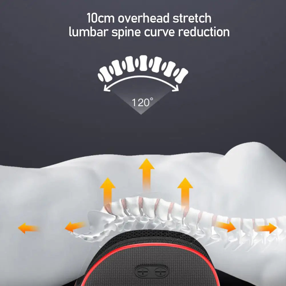 Premium Multi-Level Adjustable Back & Waist Massager - Lumbar Traction Inflatable Device