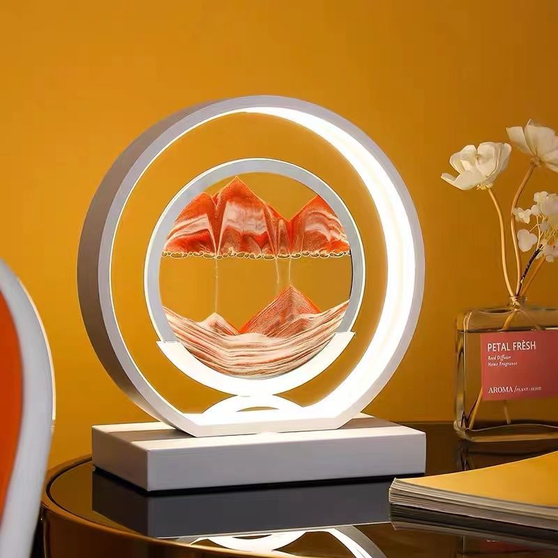 Luxurious LED Quicksand Table Lamp