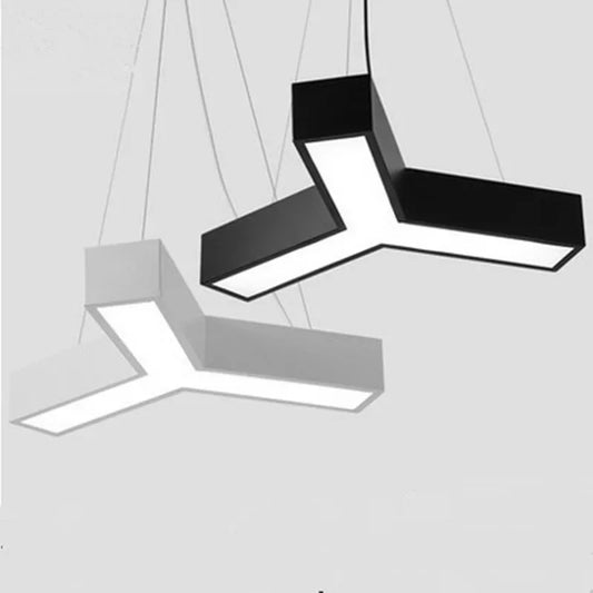 Office Lighting Reinvented Simple Modern LED Chandelier Design