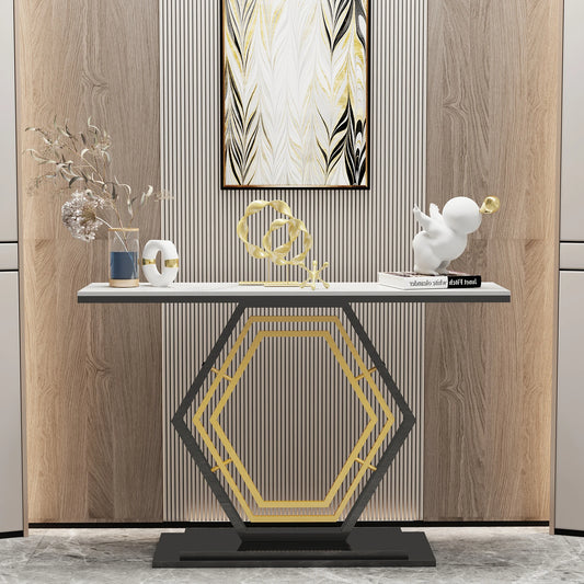 Durable Sintered Stone Console Table for Your Entryway