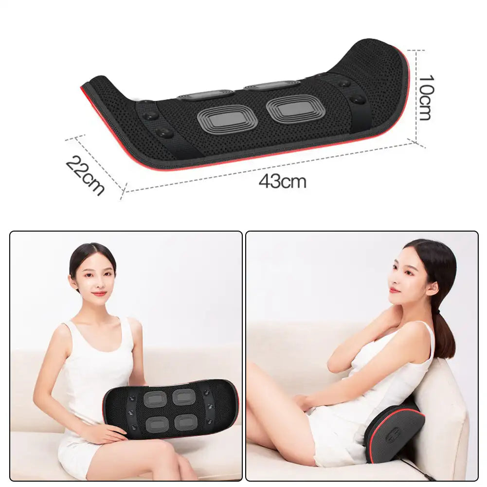 Premium Multi-Level Adjustable Back & Waist Massager - Lumbar Traction Inflatable Device