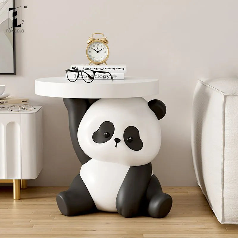 Resin Panda Design Living Room Side Table