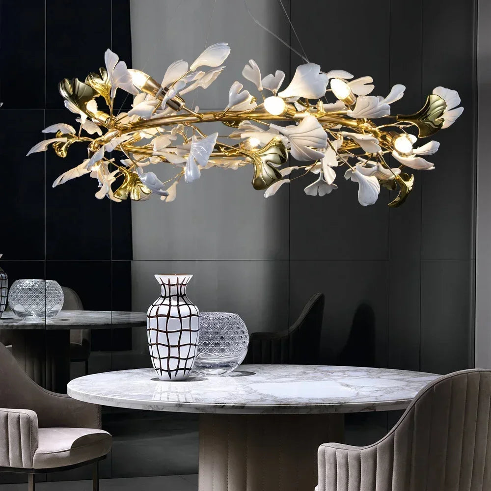 Leaf Chandeliers To Add a Touch of Nature Your Dining and Living Room Décor