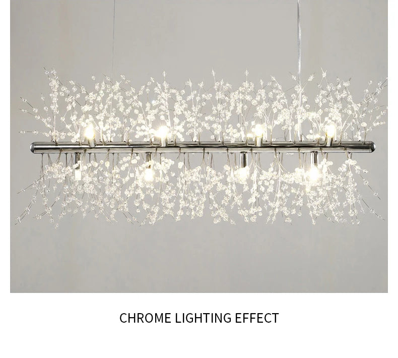 Dandelion Crystal Chandelier – Perfect for Stylish Bedrooms & Dining Areas!