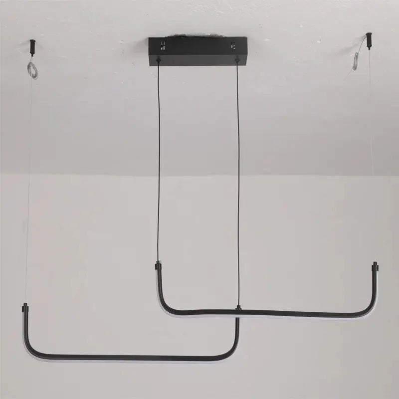 Modern Aluminum LED Chandelier Elegant Pendant Lamp for Dining & Living Rooms