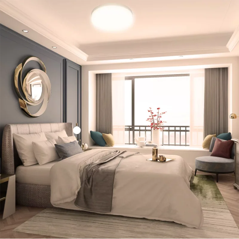 Sleek & Versatile Thin LED Ceiling Light for a Cozy Atmosphere