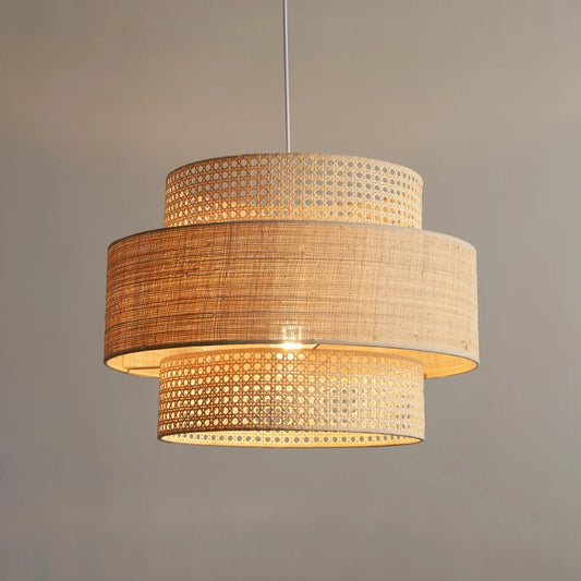 Rattan Chandelier for Kitchen, Dining Room, or Restaurant
