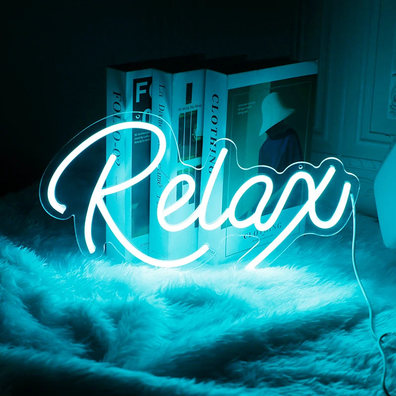 Chill Vibes Only: Relax LED Neon Sign for Your Space!