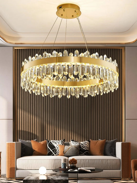 Sparkling Crystal Chandelier for Living Rooms, Dining Areas & More