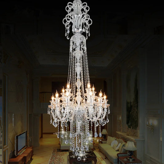 Exclusive Staircase Crystal Chandelier That Radiates Elegance for your space