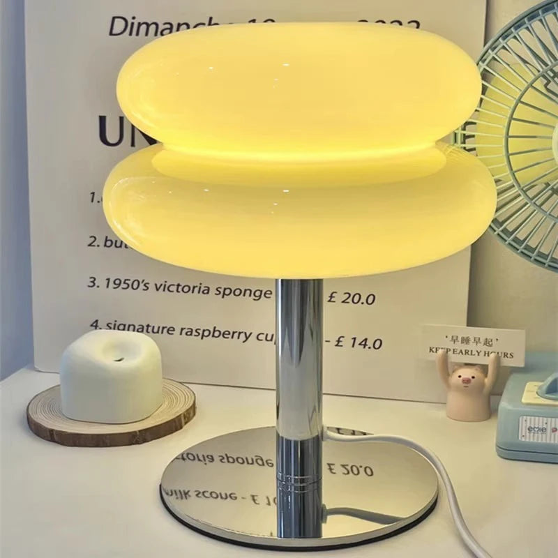 Nordic LED Table Lamp: Modern Interior Lighting Fixture for Dining, Bedroom & Home Décor | Elegant Bedside & Desk Night Light