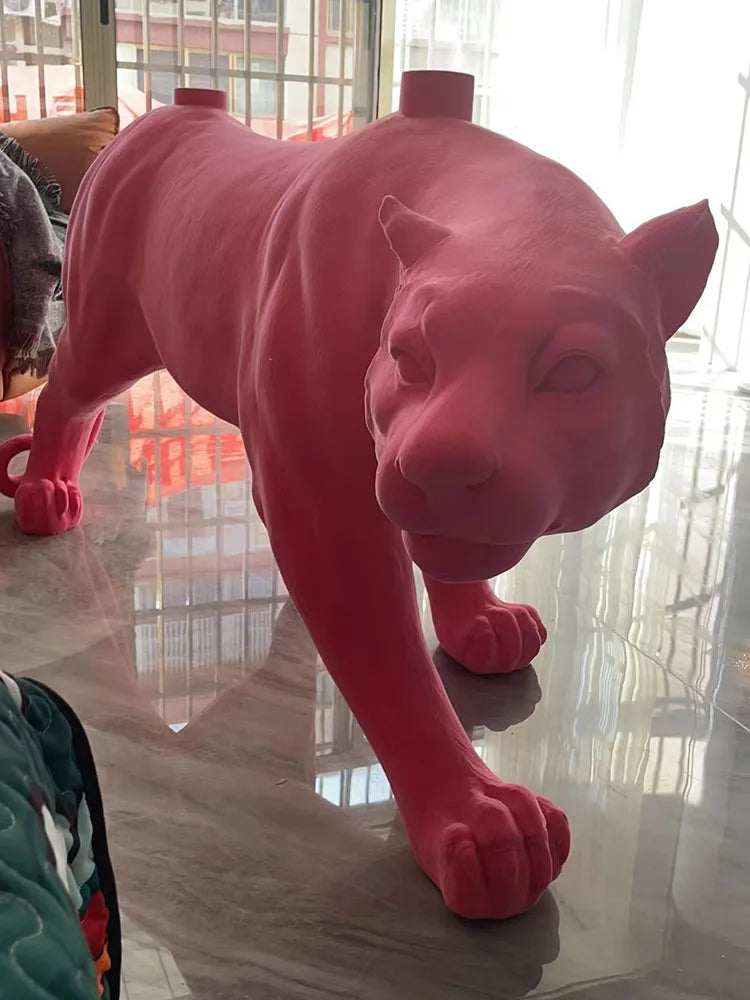 Luxury Leopard Coffee Table: Transform Your Living Room with Artistic Flair!