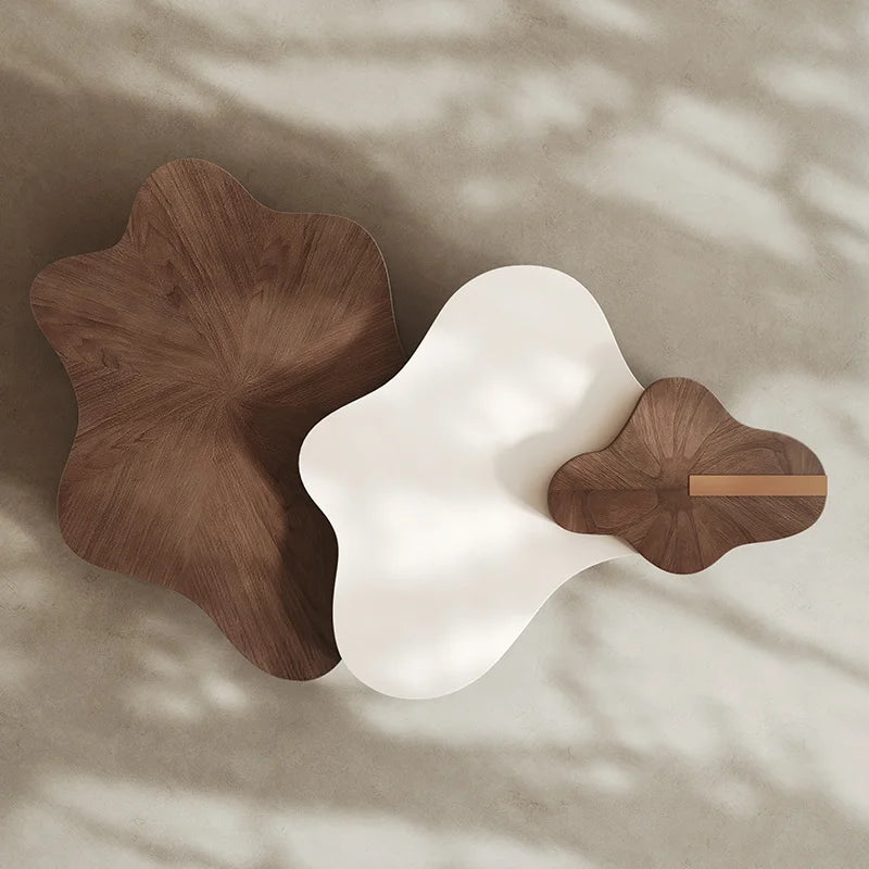 Italian Style Coffee Table – Simple Rectangle Nordic Modern Center Table for Living Rooms