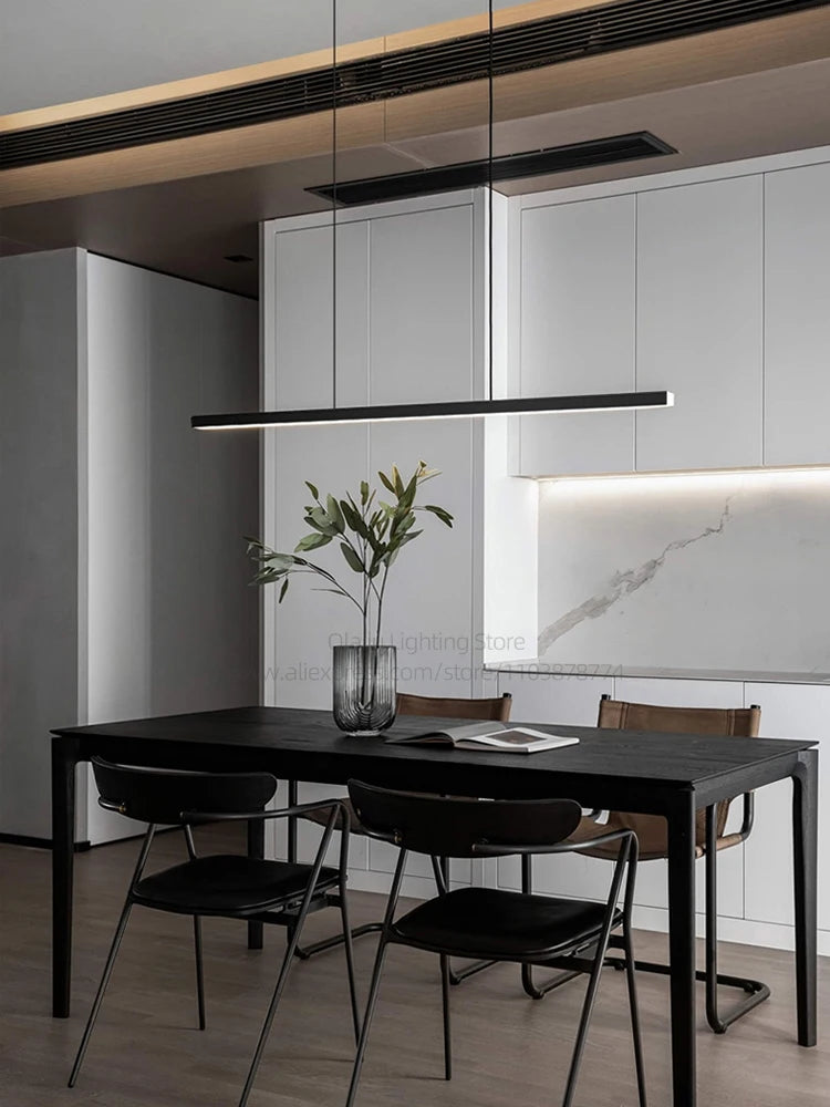 Luxury Long Bar LED Pendant Perfect for Restaurants & Offices