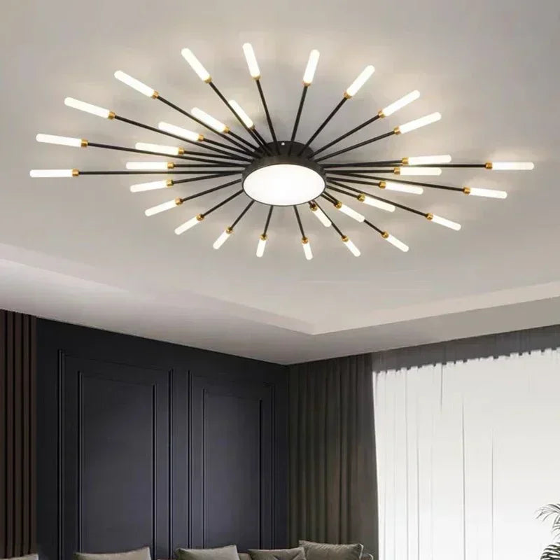 Spiral Firework Chandelier