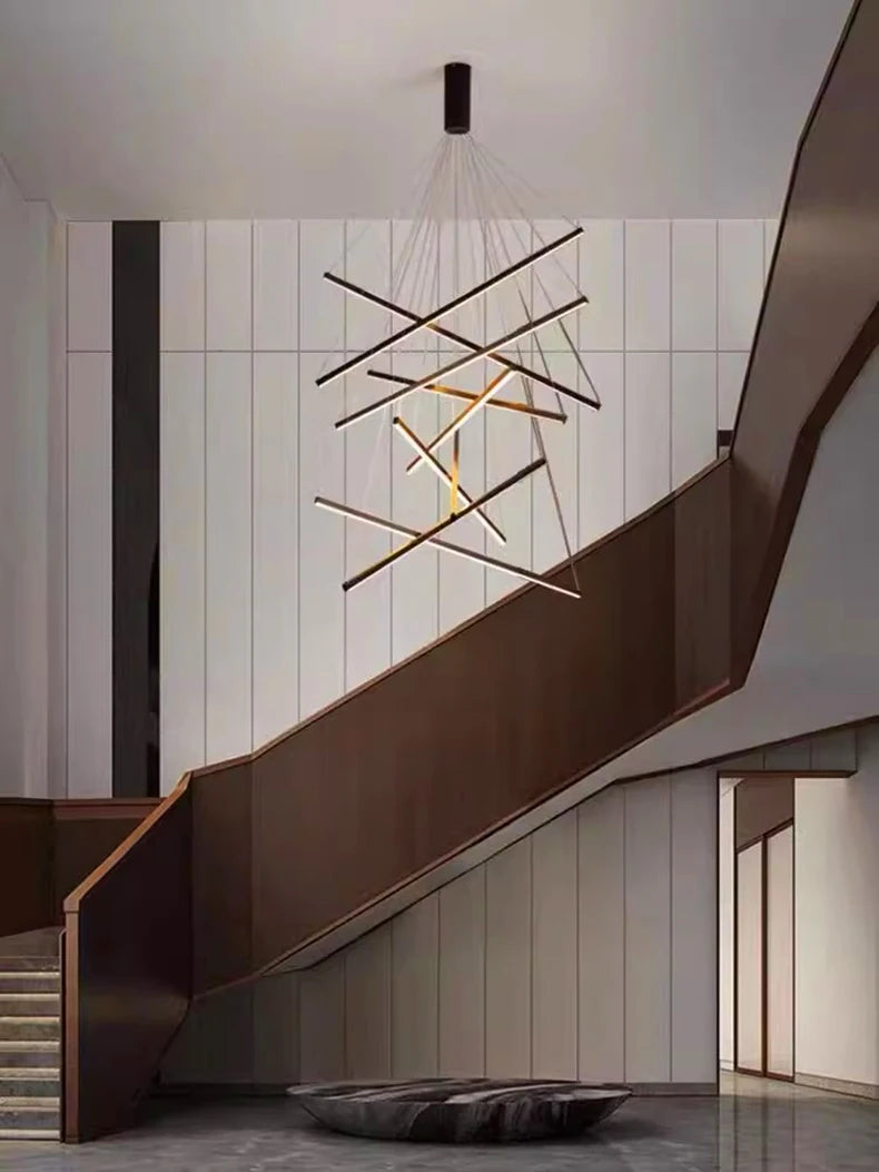 Modern Ceiling Chandelier Elegant Hanging Light Fixture for Dining & Living Room Decor