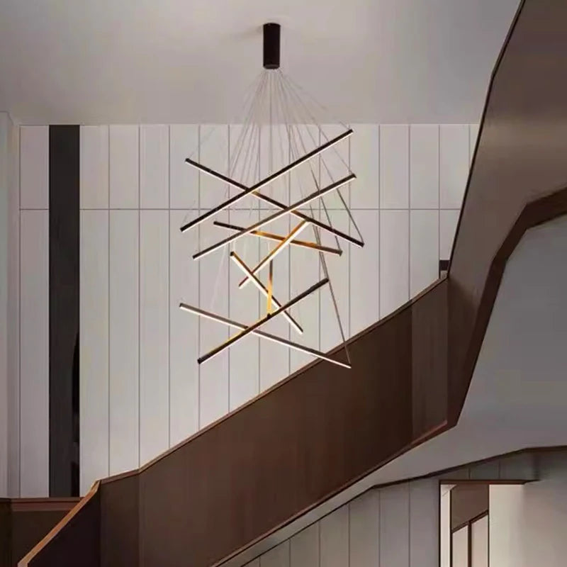 Modern Ceiling Chandelier Elegant Hanging Light Fixture for Dining & Living Room Decor