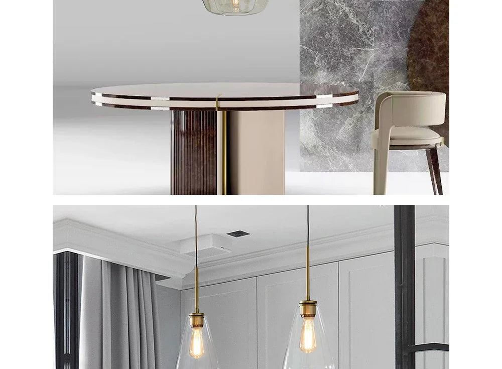 Chic & Timeless Nordic Glass Chandelier for Dining Rooms & Beyond