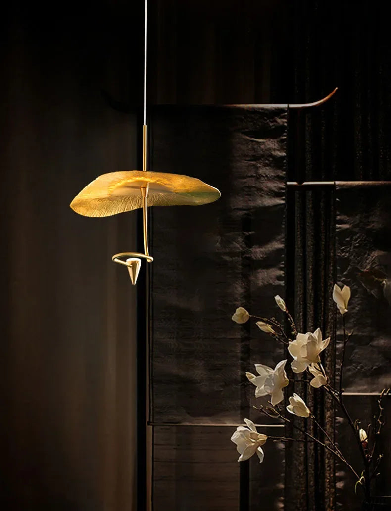 Luxury Art Décor Copper Chandelier – LED Hanging Lamp for Stylish Homes & Restaurants