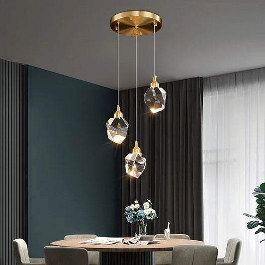 Dazzling LED Crystal Light Glamorous Touch to Any Room