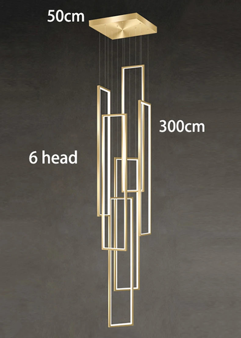Modern Led Lights Pendant Lamps Perfect for Living Rooms & Staircases
