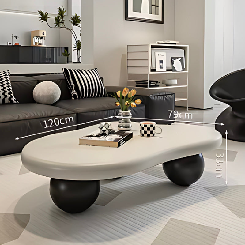 Stylish Cloud Coffee Table – Modern Cream Dining & Living Room Accent Table