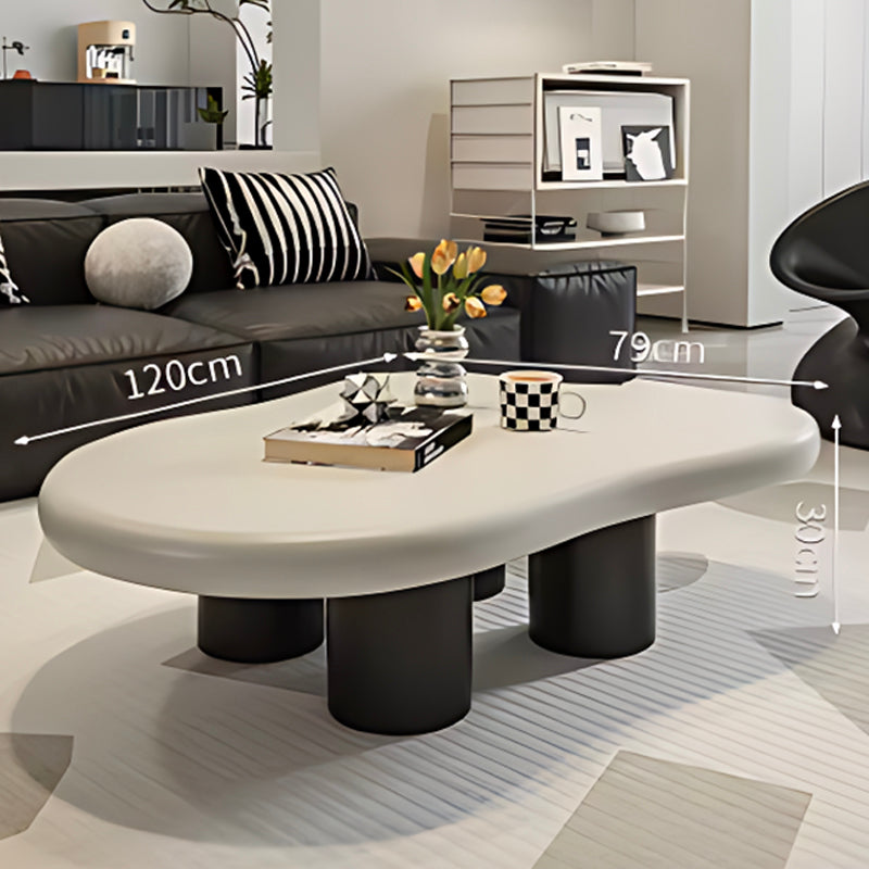 Stylish Cloud Coffee Table – Modern Cream Dining & Living Room Accent Table