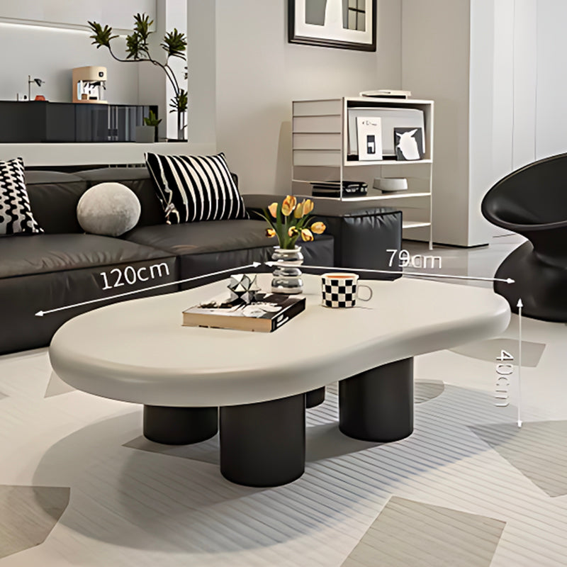 Stylish Cloud Coffee Table – Modern Cream Dining & Living Room Accent Table