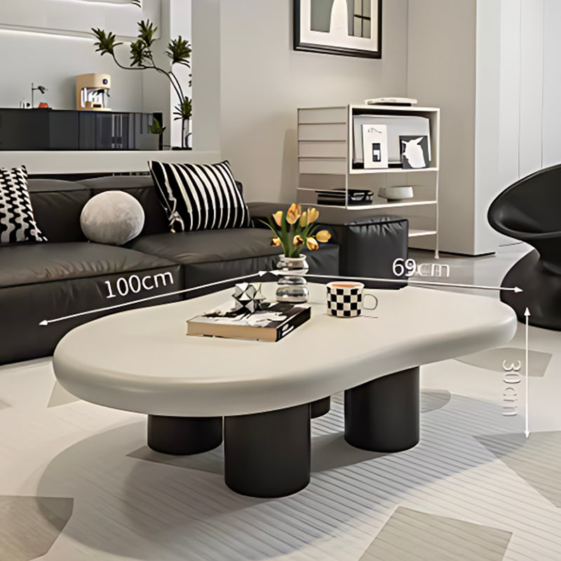Stylish Cloud Coffee Table – Modern Cream Dining & Living Room Accent Table
