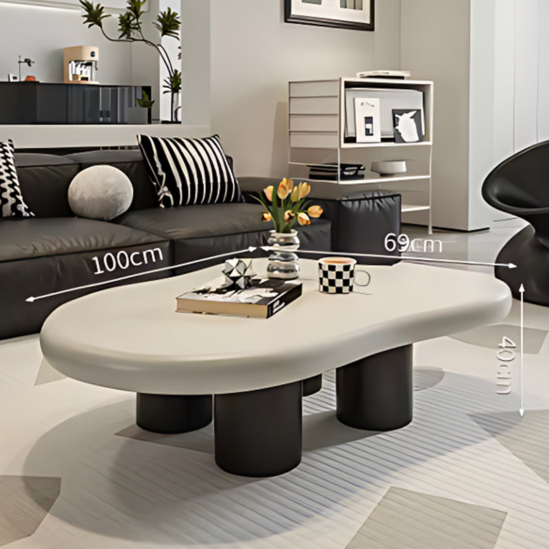 Stylish Cloud Coffee Table – Modern Cream Dining & Living Room Accent Table