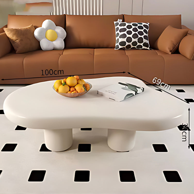 Stylish Cloud Coffee Table – Modern Cream Dining & Living Room Accent Table