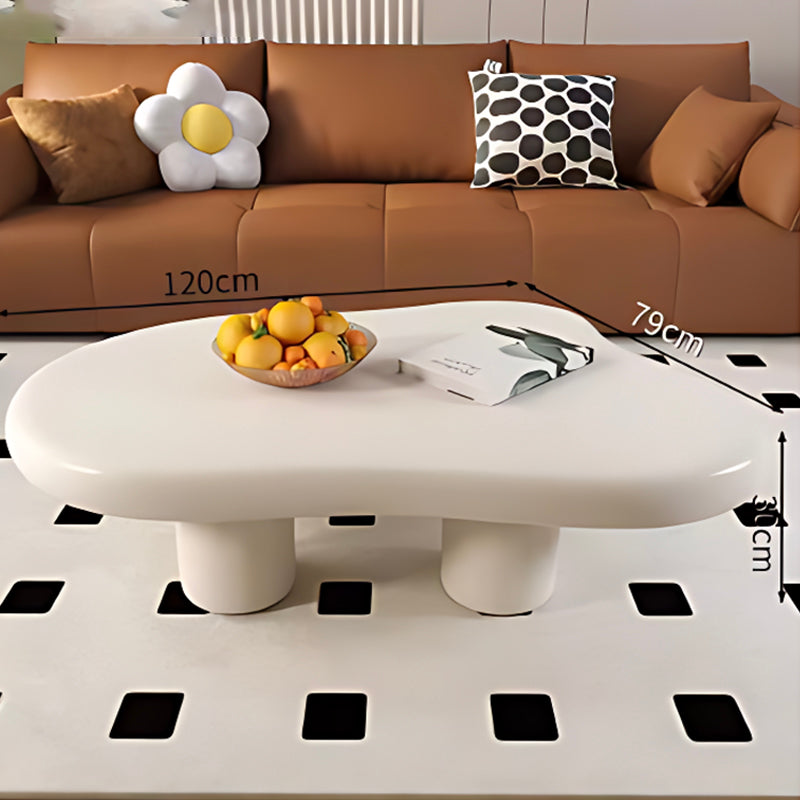 Stylish Cloud Coffee Table – Modern Cream Dining & Living Room Accent Table