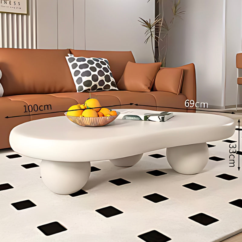 Stylish Cloud Coffee Table – Modern Cream Dining & Living Room Accent Table