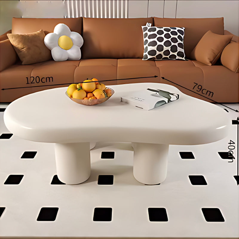 Stylish Cloud Coffee Table – Modern Cream Dining & Living Room Accent Table