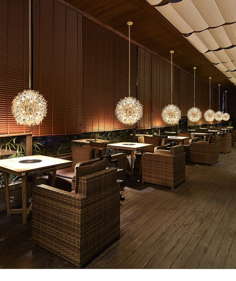 Dandelion Crystal Chandelier – Perfect for Stylish Bedrooms & Dining Areas!