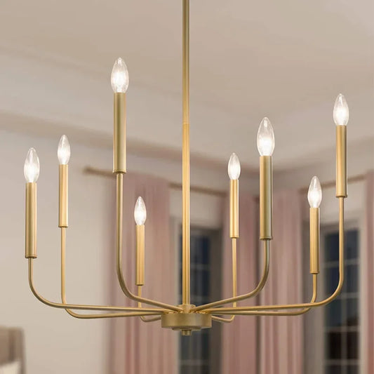 Elegant Iron Art Chandelier Perfect LED Pendant Lamp for Home Décor