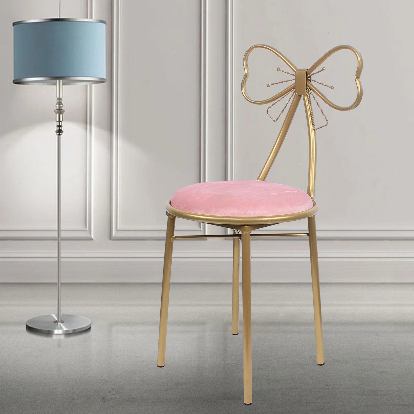 Luxury Minimalist Makeup Butterfly Vanity Stool