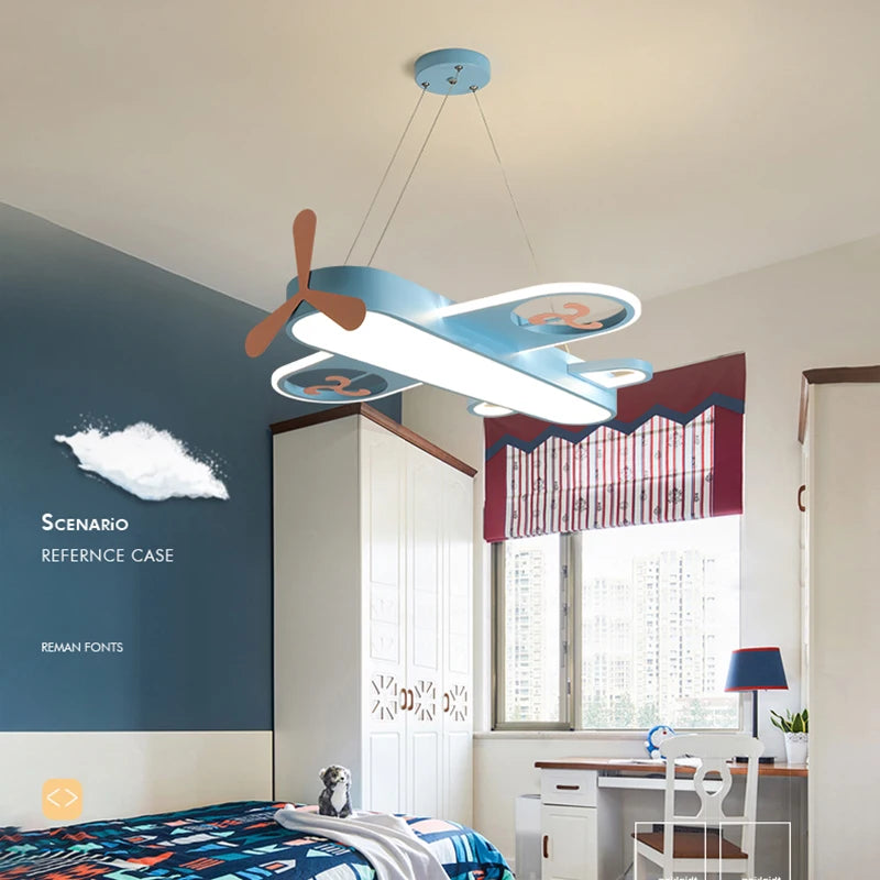 Modern LED Hanging Ceiling Lamp – Stylish Chandelier for Children's Bedrooms, Living & Dining Rooms!