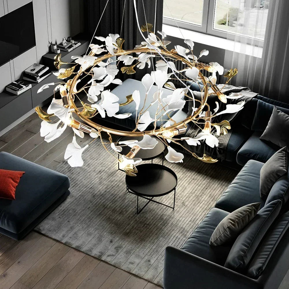 Leaf Chandeliers To Add a Touch of Nature Your Dining and Living Room Décor