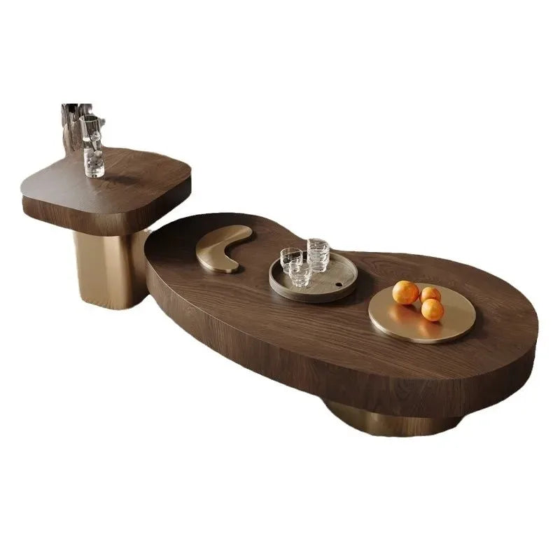 Wabi-Sabi Inspired Irregular Coffee Table – The Perfect Blend of Art & Function