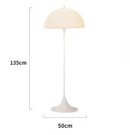 Luxury Cream Style Floor LED Lamp For Bedrooms & Living Rooms