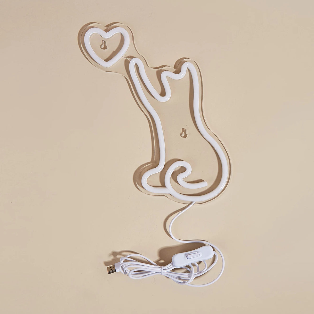 Chi-buy Cat LED Neon Sign: Purr-fect Night Light for Your Space!