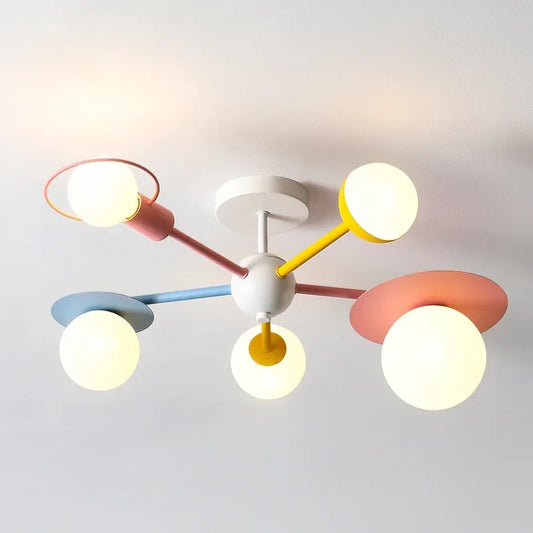 harming Glass Lampshade LED Light Perfect for Boys & Girls