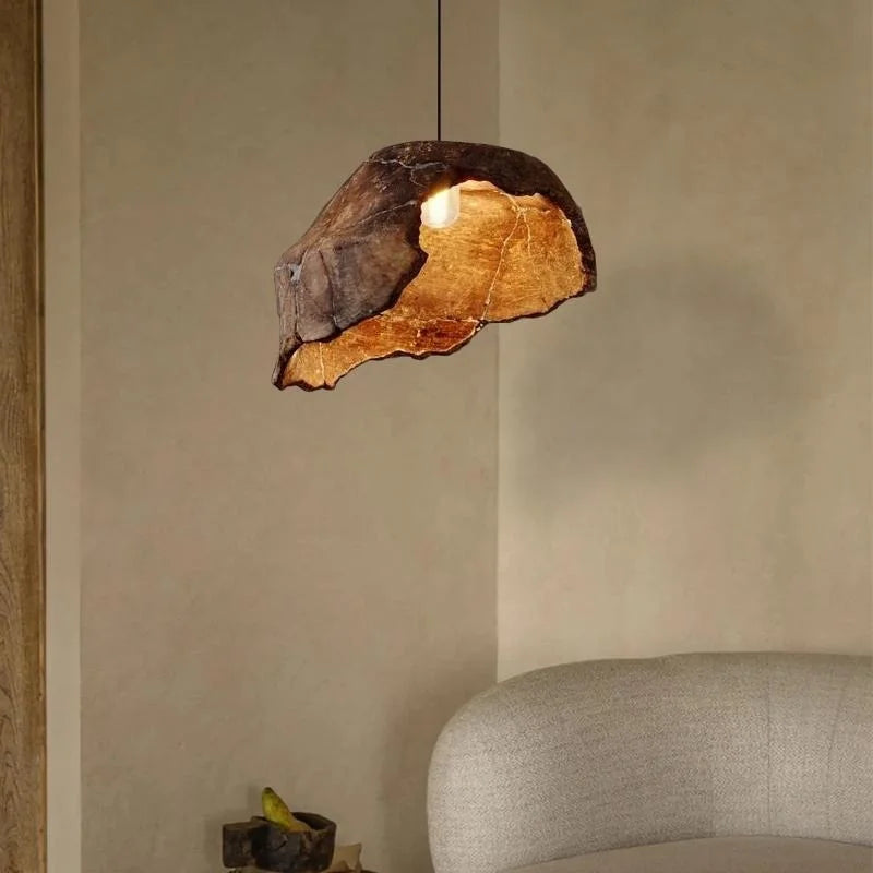 Wabi Sabi Style Pendant Lamp With Artistic Lighting for Homestay, Tea Room, Bar & Coffee Shop Decor