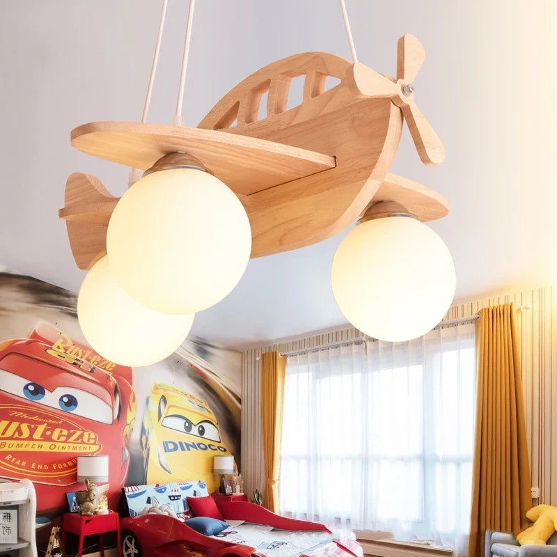 Airplane Chandelier Unique Kids Room Light