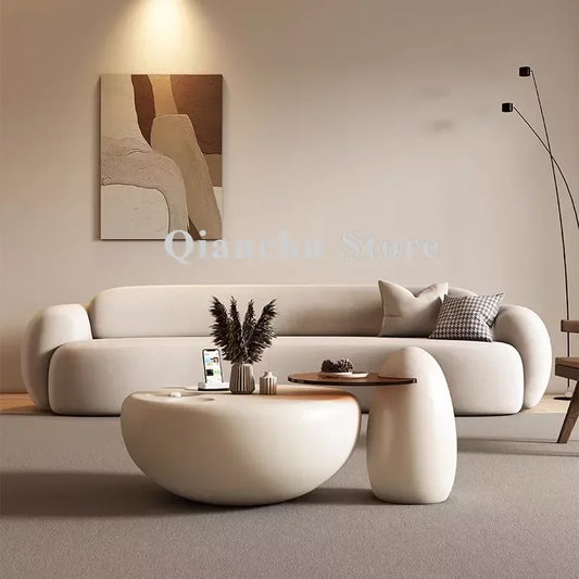 Nordic Elegance Modern Mobile Coffee Table for Minimalist Living Spaces