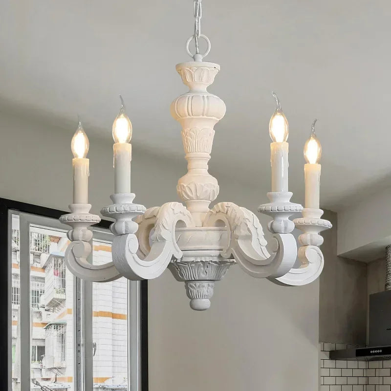 Classic Stunning Roman Column Chandelier with Murano Glass for Your Home