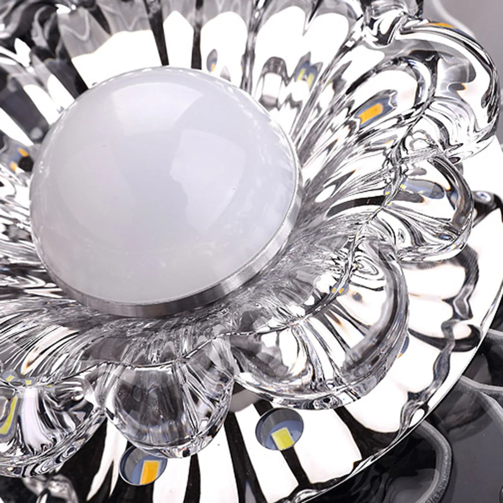 Illuminate in Style: Modern LED Crystal Ceiling Lights - The Ultimate Chandelier for Hallways, Living Rooms, and More