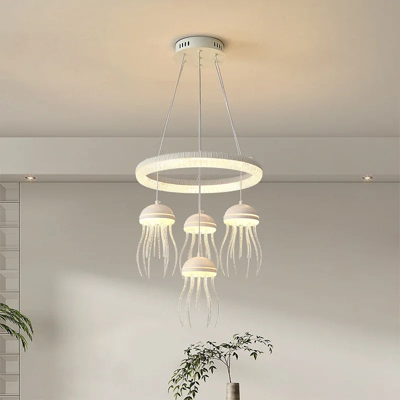 Jellyfish LED Chandelier Lighting Piece for Restaurants & Bars